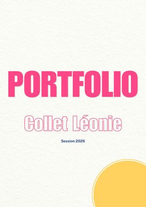 Portfolio - Léonie Collet