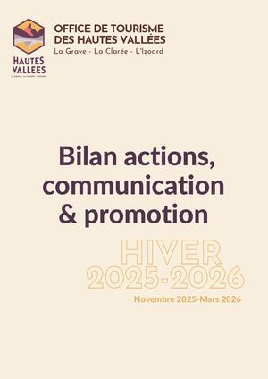 Bilan Plan Communication Hiver 2025 2026 1