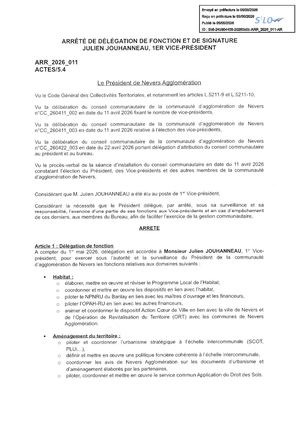 ARR 2026 011 Delegation J JOUHANNEAU