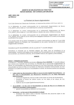 ARR 2026 026 Delegation H BARSSE