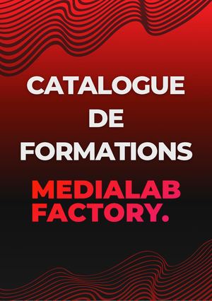Catalogue Formations Medialab Factory Maj Mai 2026