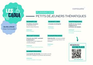Petits déjeuners thématiques 2026