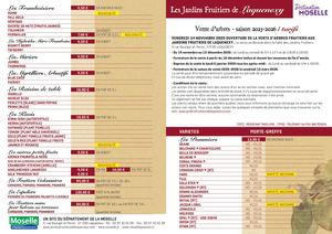 Catalogue Vente d'arbres