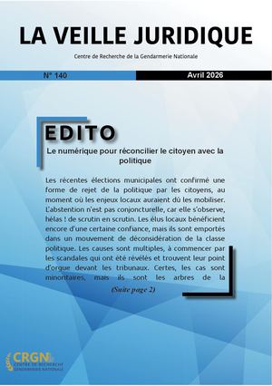 Veille juridique - Avril 2026