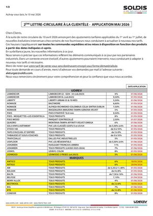 Lettre Circulaire - Application Mai 2026 Soldis