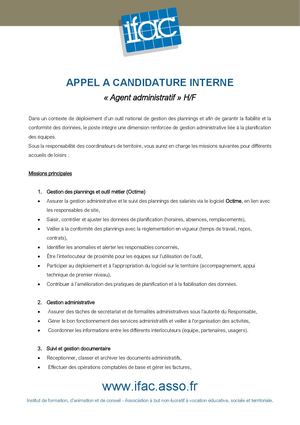 Agent Administratif H F - CDD - Vallée De L'Arc