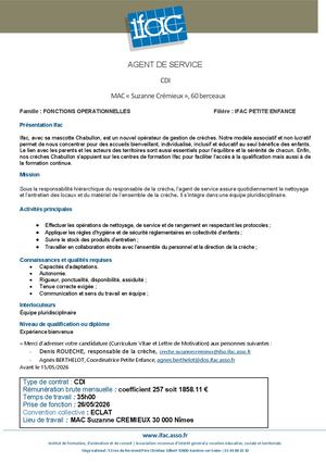 Agent De Service - CDI - Nimes