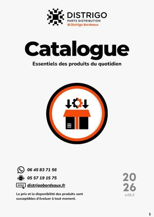 Catalogue Distrigo Bordeaux