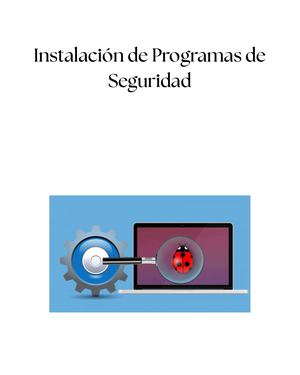 Instalación de Programas de Seguridad