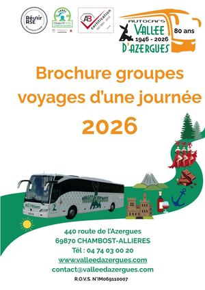 Brochure Groupes 2026
