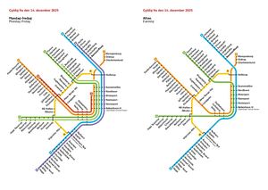 S-tog | Gyldig fra den 14. december 2025 | DSB