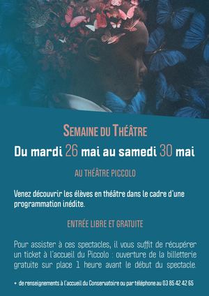 Programme Semaine du Théâtre 2025-26