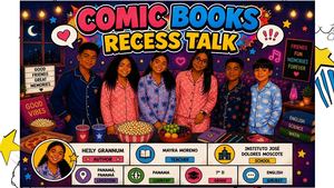Presentación Proyecto Creativo Comic Divertido Multicolor