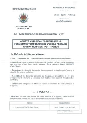 ARRETE N°111