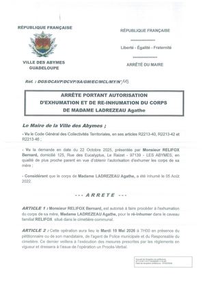 ARRETE N°113