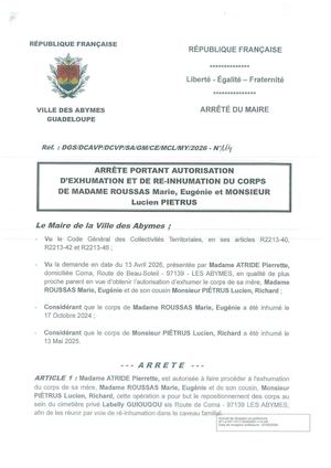ARRETE N°114
