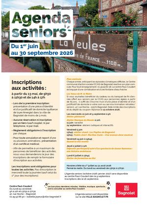 Agenda Seniors Juin 2026