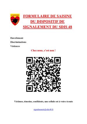 Formulaire de saisine