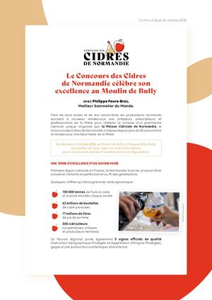 CP MCN Concours des Cidres de Normandie 2026