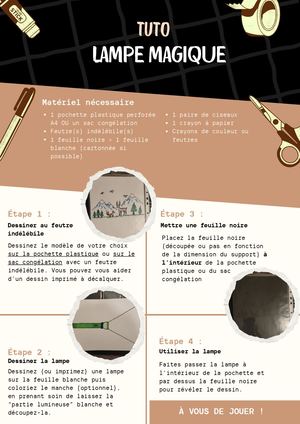 Tuto Lampe Magique
