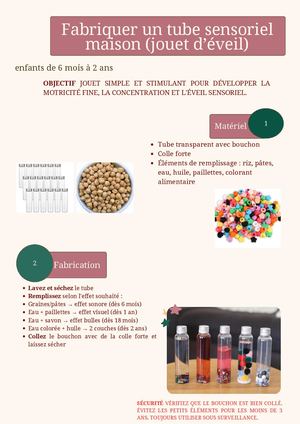 Tuto Tube Sensoriel