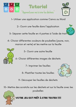 Tuto Apprend A Trier Les Dechets