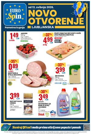Eurospin Ljubljanska Otvorenja Od 13 19 05 2026