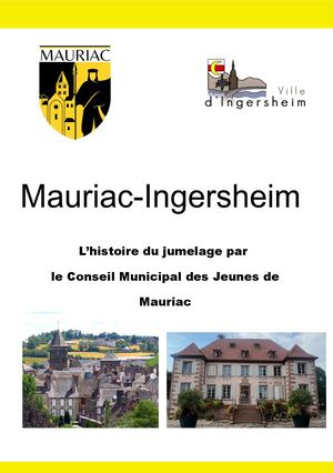 Livret Présentation Jumelage Ingersheim Cmjm