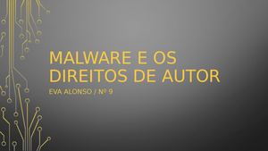 Eva Alonso Malwares E Direitos De Autor