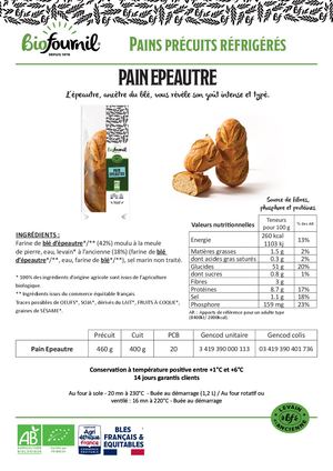 Fiche Produits Pains Au Levain A L'ancienne