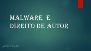 Malware E Direito De Autor Aminata 3 (2)
