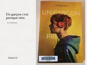 Emla présente "Un garçon c’est presque rien" de Lisa Balavoine