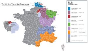 Responsables de Régions Trenois Decamps