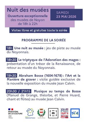 Nuit des musées de Noyon - Saison 2026