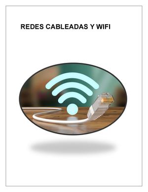Redes Cableadas Y Wifi
