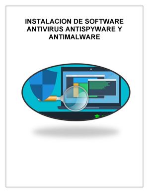 Instalacion De Software Antivirus Antispyware Y Antimalware