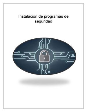 Instalación De Programas De Seguridad