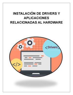 Instalación De Drivers Y Aplicaciones Relacionadas Al Hardware
