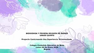 0 Bienvenida Reunión De Padres 26 De Enero 2026