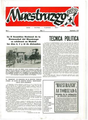 Revista Maestrazgo Septiembre 1972 (nº 3)
