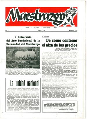 Revista Maestrazgo Noviembre 1972 (nº 4 y 5)