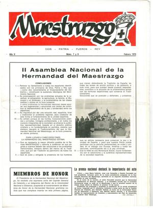 Revista Maestrazgo Febrero 1973 (nº 7 y 8)