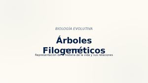 5 Arboles Filogenéticos y Caso Práctico con Macroinvertebrados