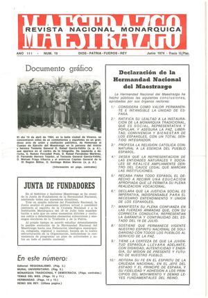 Revista Maestrazgo Junio 1974 (nº 19)