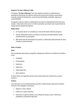 Resumo Programa