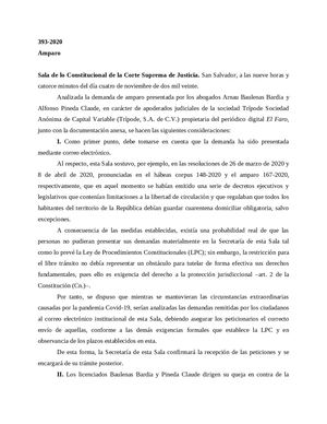 2 2020 Caso De El Faro