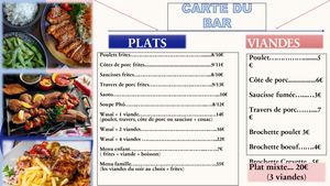 Carte Du Soir Bbq