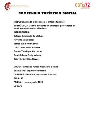 Compendio Turístico Digital