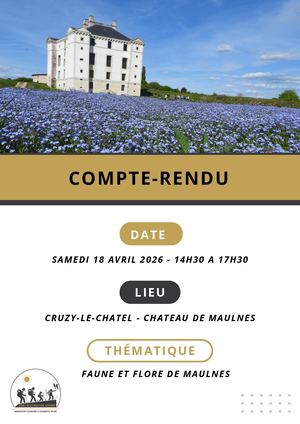 Compte-rendu du 18 Avril 2026 Maulnes (89)