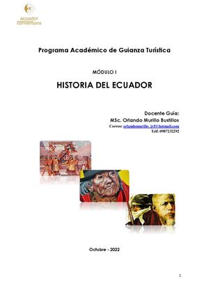 Modulo Historia Del Ecuador